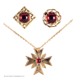 Sada Drákula náhrdelník a prsteny