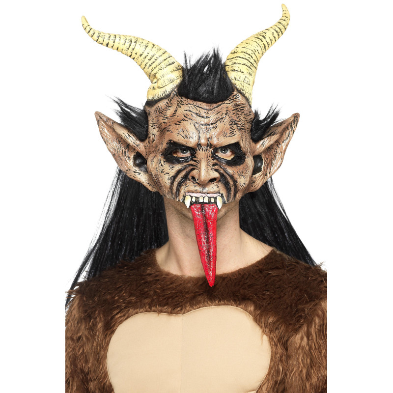 Diabolská maska s rohami  Krampus