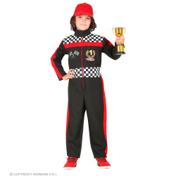 Kostým pilota formule velikost 128