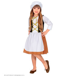 Historický kostým dedinskej ženy, veľkosť 140