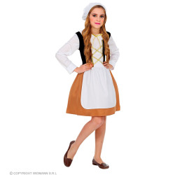 Historický kostým dedinskej ženy, veľkosť 140