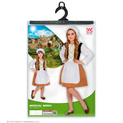 Historický kostým dedinskej ženy, veľkosť 140