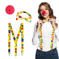 Klaunský karnevalový set