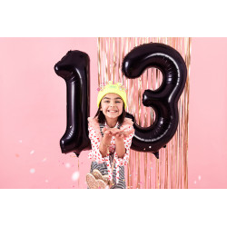 Foliová číslice-1 černá -86 cm