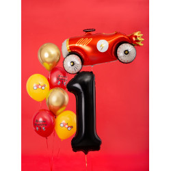 Foliová číslice-1 černá -86 cm