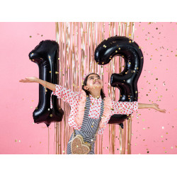 Foliová číslice-1 černá -86 cm