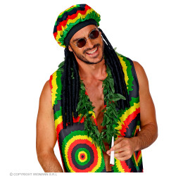 Rasta čepička s dredy