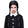 Dětská paruka Wednesday s culíky