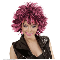 Dámská paruka růžový melír