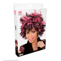 Dámská paruka růžový melír