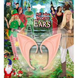 Elfí uši béžové špičaté