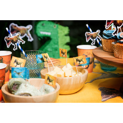 Plastová girlanda Dinosaurus 6m