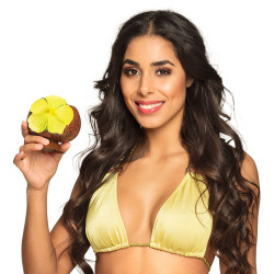 Kokosový pohár s květem