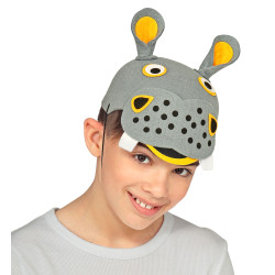 Čepička hroch plstěná