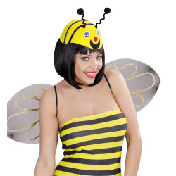 Čepička včelka plstěná