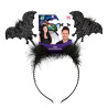 Halloweenová čelenka s netopierom