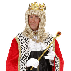 Korunka pro krále zlatá s kamínky