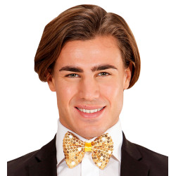 Zlatá blikajúca motýlik s flitrami