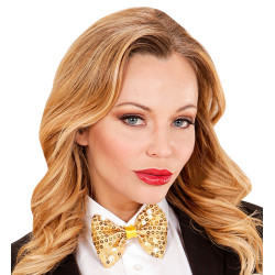 Zlatá blikajúca motýlik s flitrami