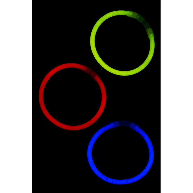 3 fluorescenční náramky