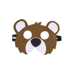 Medvedia maska pre deti