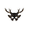 Démonická maska s parohami jeleňa