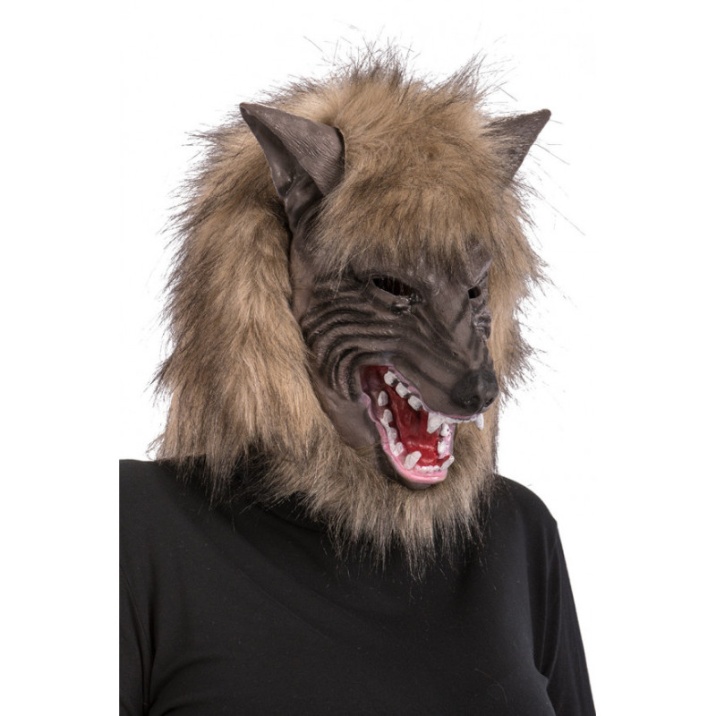 Maska vlk s chlupy