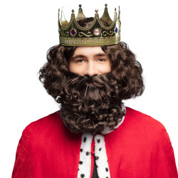 Pánská paruka král s vousy