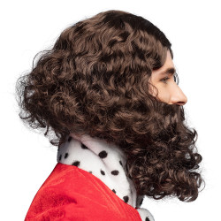 Pánská paruka král s vousy