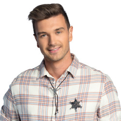 Kovbojská hviezda so sponou