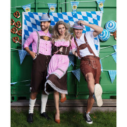 Papierová lucerna s motívom Oktoberfestu, 2 ks