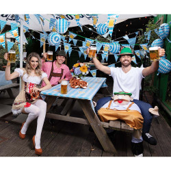 Papierová lucerna s motívom Oktoberfestu, 2 ks