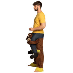 Kostým opice na chrbte