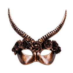 Maska s rožkami voodoo