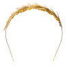Zlatá kovová vavřínová čelenka