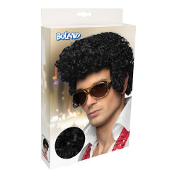 Pánská černá paruka rock´n Roll