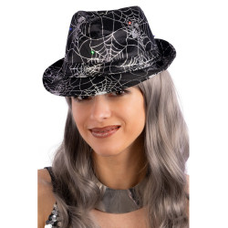 Blikající klobouček s pavučinami