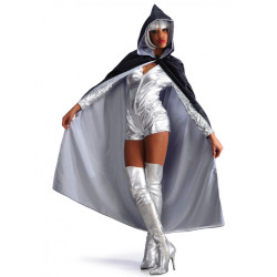 Plášť Twilight  černo-bílý 140 cm