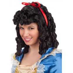 Dámská historická paruka černá