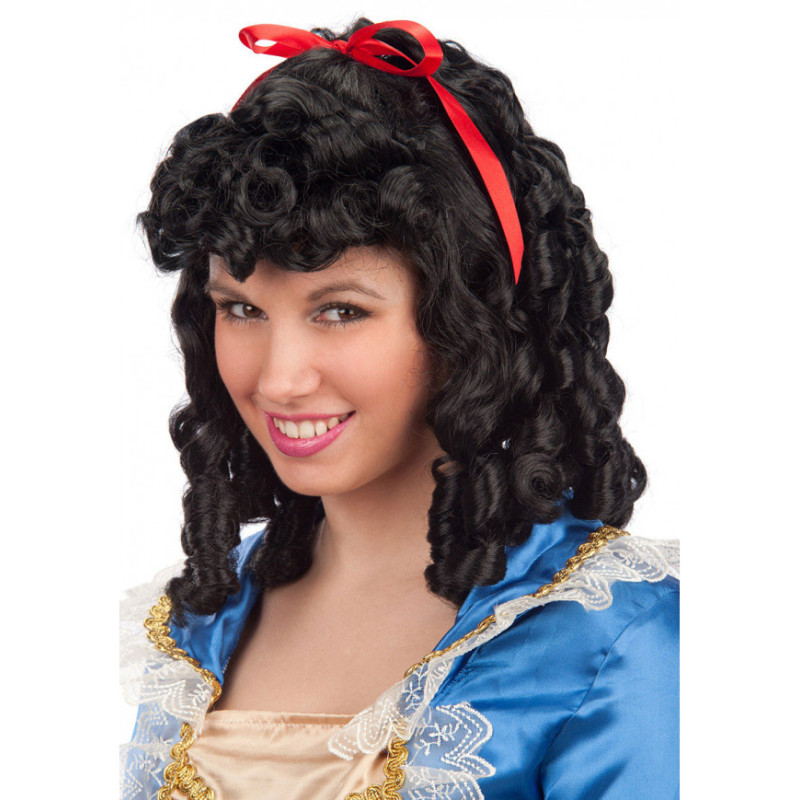 Dámská historická paruka černá