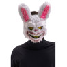 Plastová maska strašidelného zajaca s plyšom