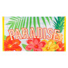 Polyesterová vlajka „Paradise“, havajská dekorácia