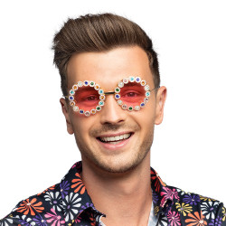 Hippie okuliare s kamienkami