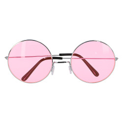 Hippie brýle lenonky XL růžové