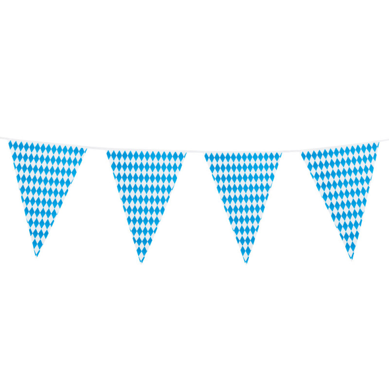 PVC Oktoberfest pivní girlanda 8m