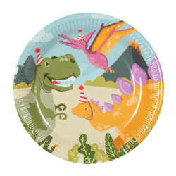 Papierové tácky Dinosaurus 10 ks