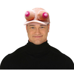 Vtipná čiapka s veľkým výstrihom