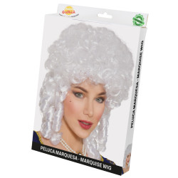Bílá dámská paruka Marie Antoinette
