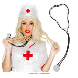 Černý stetoskop atrapa