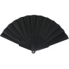 Černý látkový vějíř